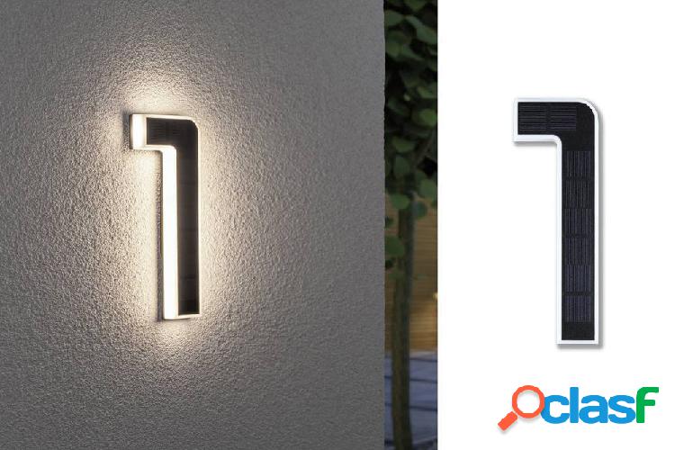 Paulmann 79842 Lampada solare per numero civico 0.20 W