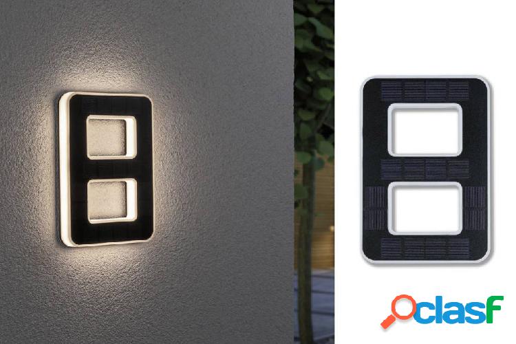 Paulmann 79849 Lampada solare per numero civico 0.20 W