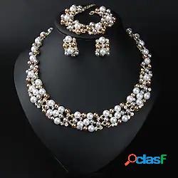 Per donna Perle I monili nuziali Perline Elegante Perle