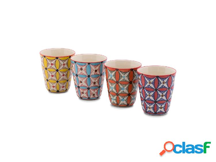 Pols Potten Hippy Tazza Set da 4 pz