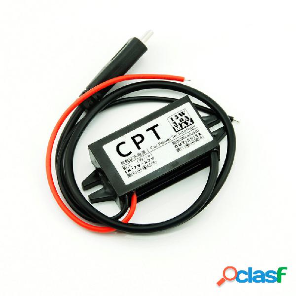 Power Supply 12V to 5V 3A Step-down Power Converter