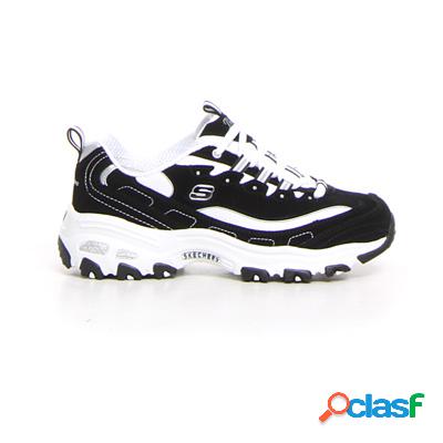 SKECHERS DLites Biggest Fan scarpa sportiva - nero bianco