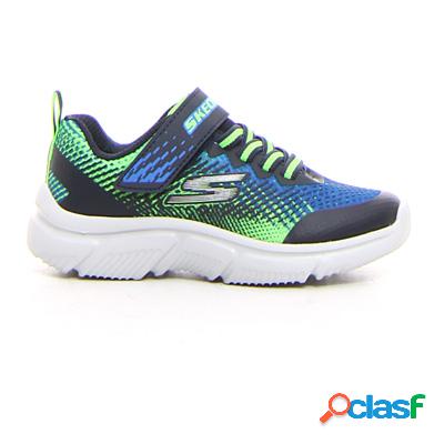 SKECHERS Go Run 650 Norvo sneaker bambino - blu lime