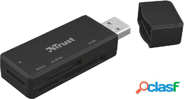 Trust Nanga USB 3.1 Lettore schede di memoria esterno USB