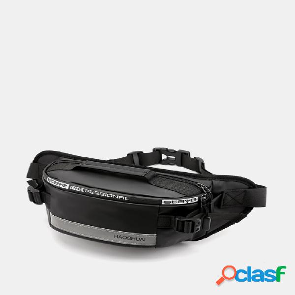 Uomo Impermeabile Anti Furto Riflettente Outdoor Chest Borsa
