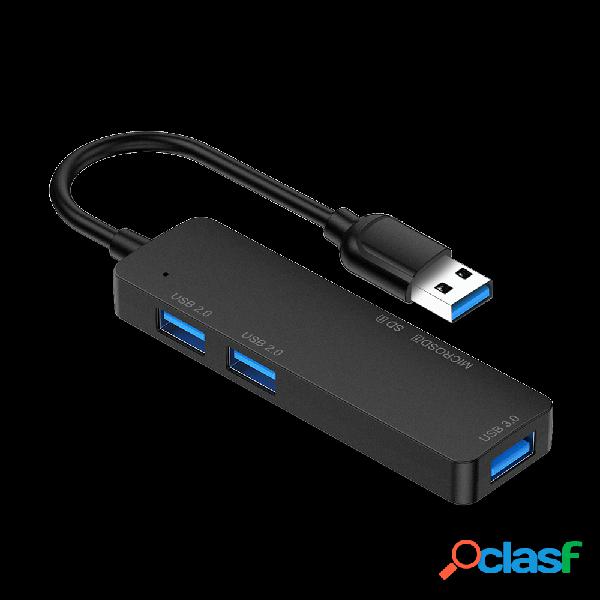YC-909C Hub USB 5 in 1 con porta USB 2.0 Porta USB 3.0 Slot