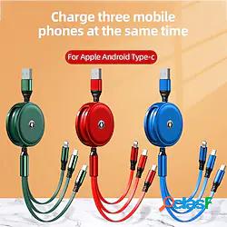 cavo di ricarica multi 3,9 piedi da usb c a lightning /