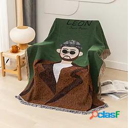 coperte lavorate a maglia per divano, divano e letto,