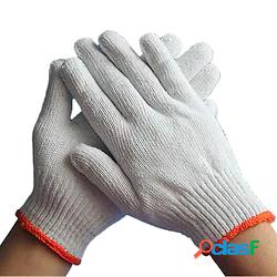 guanti in filo di cotone bianco ordinario guanti con bordo