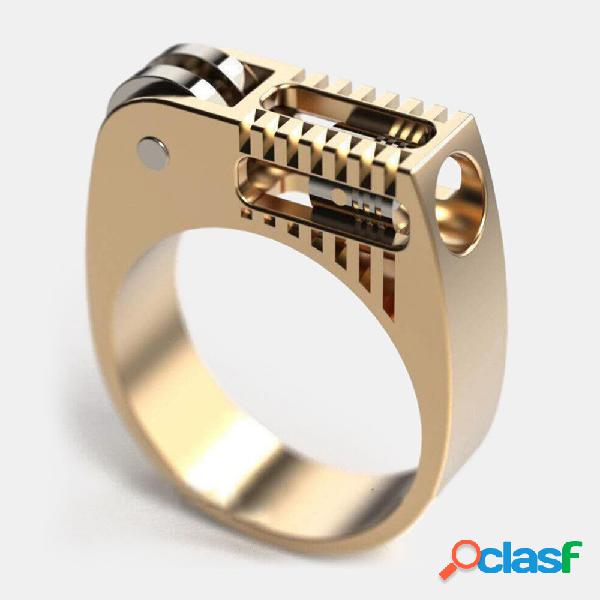 1 Pcs Personalized Casual Metal Gear Mechanical Personality
