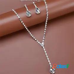 1 set Set di gioielli I monili nuziali For Per donna