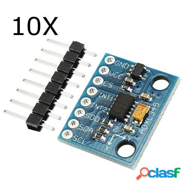 10Pcs GY-291 ADXL345 Modulo sensore di accelerazione