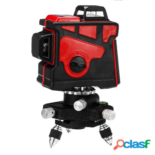 12 Linea Rotary Laser Croce verde livellata 3D Cross Laser