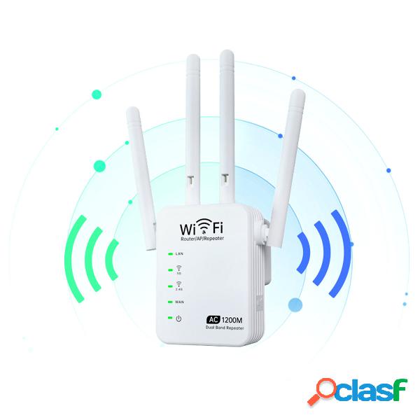1200Mbps Repeater Wifi Amplifier 5G/2.4ghz Gigabit Router