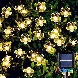 1/2pcs luci della stringa del fiore solare allaperto 6.5m 30