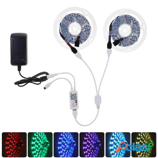 2 * 7.5M WiFi APP RGB 5050 Non impermeabile LED Kit luce di