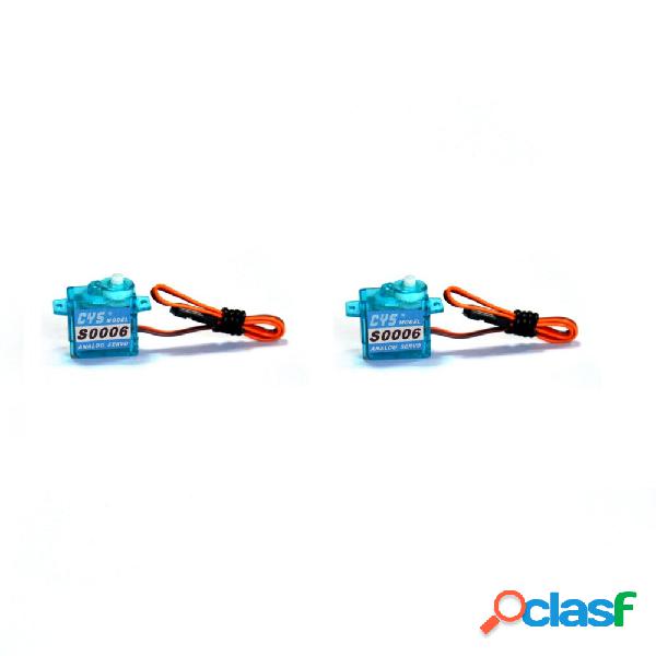 2 PCS CYS-S0006 1,2 kg analogico 6g micro Servo per mini