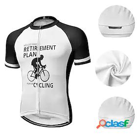 21Grams Funny Retirement Plan Short Sleeve Mens Cycling