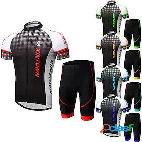 21Grams Mens Cycling Jersey with Shorts Short Sleeve