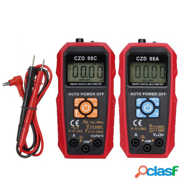 98A / C True RMS Electric Digital LCD Corrente AC DC