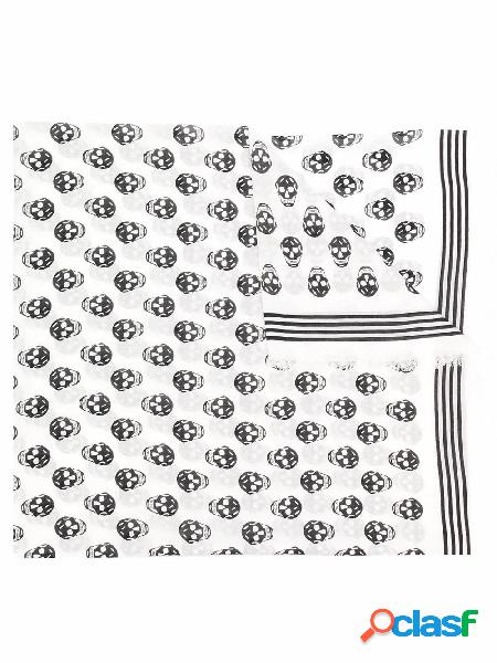 ALEXANDER MCQUEEN SCIARPA UOMO 5909344418Q9260 MODAL BIANCO