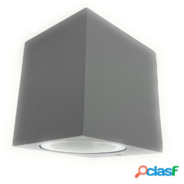 APPLIQUE A PARETE QUADRATO LAMPADA MURO MODERNA ESTERNO