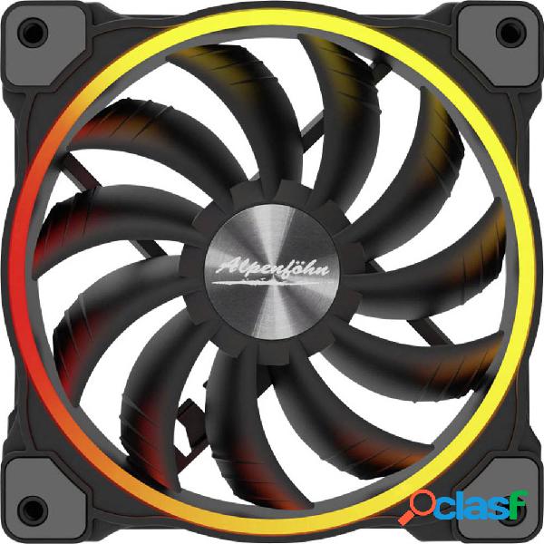 Alpenföhn Wing Boost 3 ARGB Ventola per PC case Nero, RGB