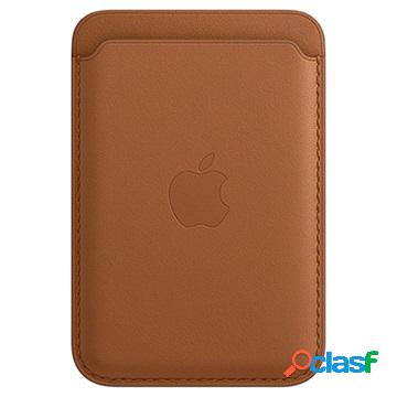 Apple iPhone Leather Wallet with MagSafe MHLT3ZM/A - Saddle