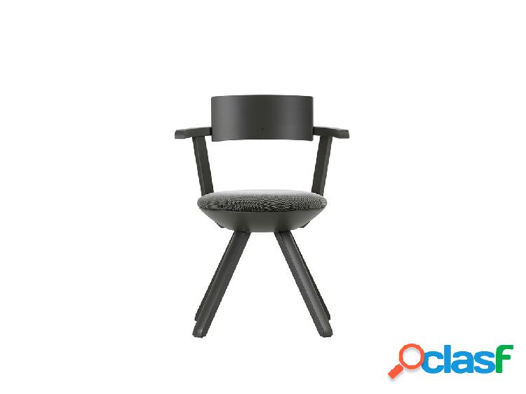 Artek Rival Sedia KG002 - Tessuto in Maglia 3D Bianco/Nero /