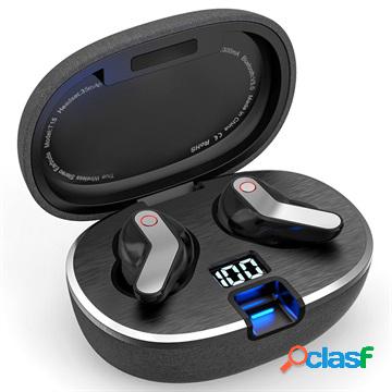 Auricolari TWS Onikuma T15 con Custodia di Ricarica - Neri