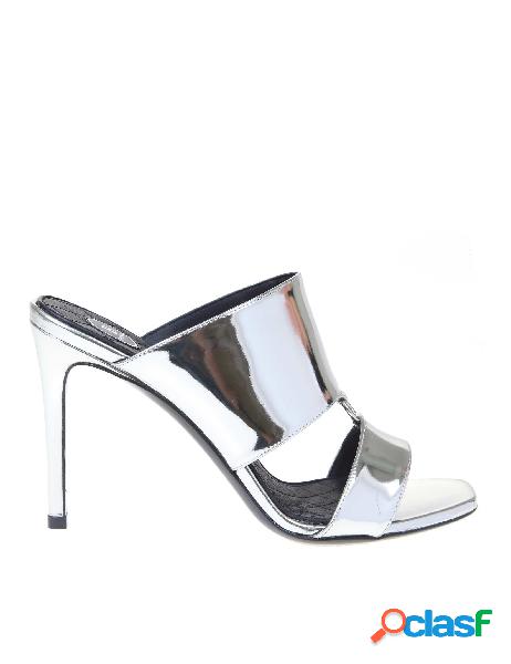 BALMAIN SANDALI DONNA TN0C478LVLH9KA PELLE ARGENTO