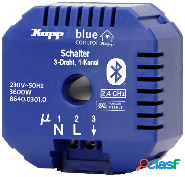 BC.Schaltakt.3D.1Kan. Blue-Control 1 canale Attuatore