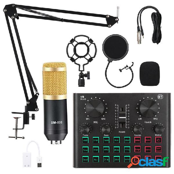 BM800 Pro Condensatore Microfono Kit con V8 Plus