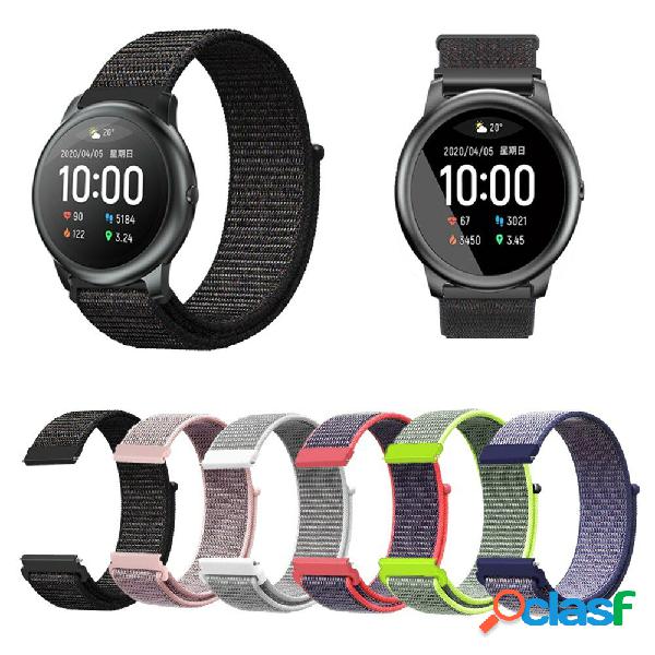 Bakeey 22mm Nylon Canvas Smart Watch Banda Cinturino di