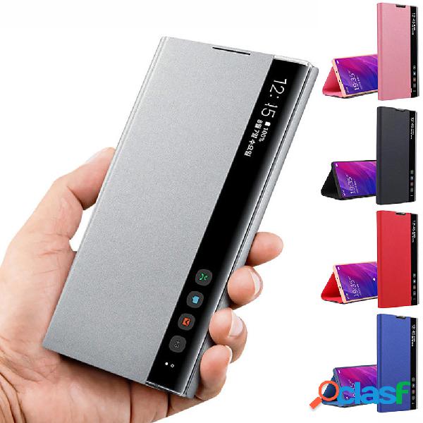 Bakeey Flip Smart Sleep Window View Stand Custodia