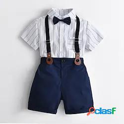Bambino Da ragazzo Camicia e pantaloncini Completo 4 pezzi