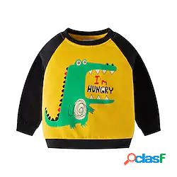 Bambino Da ragazzo Felpa Manica lunga Dinosauro Girocollo
