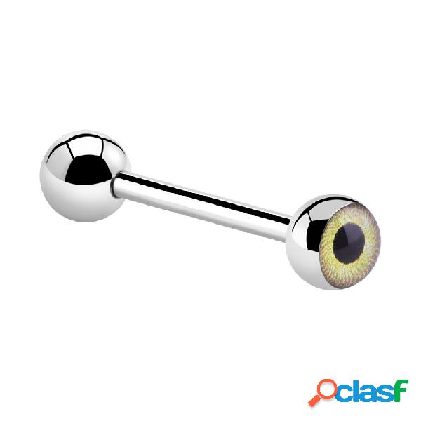 Barbell con Pallina "occhio" Acciaio chirurgico 316L Barbell