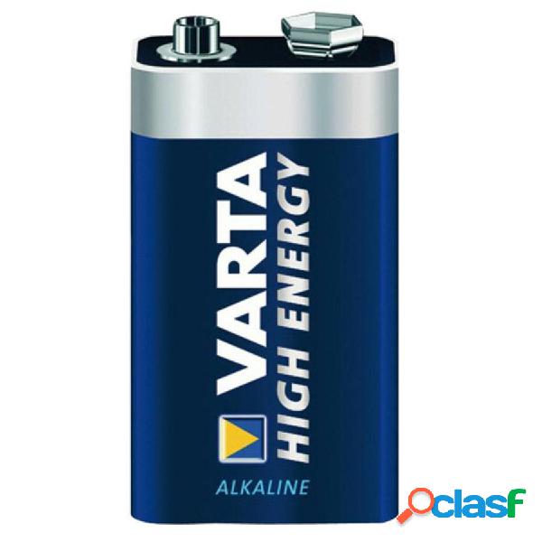 Batteria alcalina High Energy 9V - VARTA