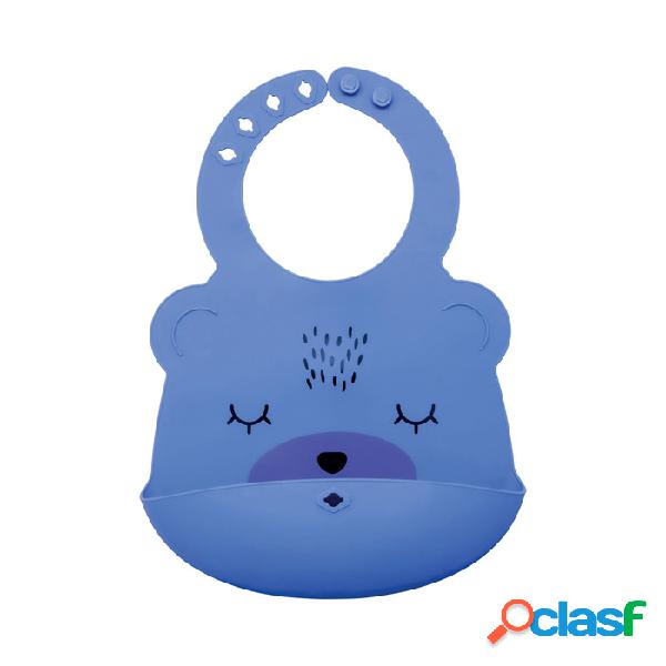 Bavaglino in silicone animaletti tasca Tiny Twinkle Indigo