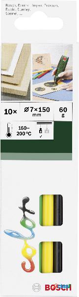 Bosch Accessories 2609256D30 Stick colla a caldo 7 mm 150 mm