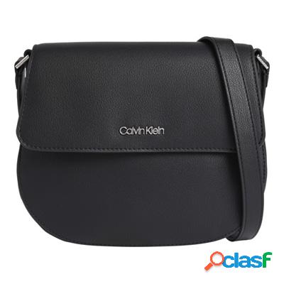 CALVIN KLEIN Must saddle borsetta a tracolla - nero