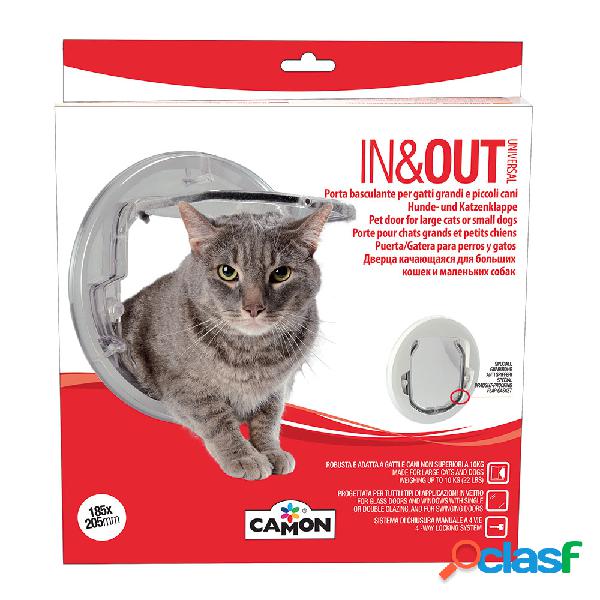 Camon Porta Basculante IN&OUT 185x205 mm trasparente