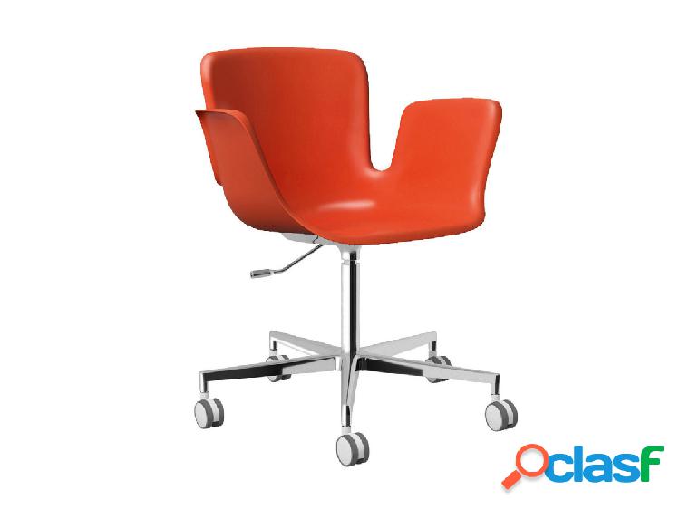 Cappellini Juli Plastic Poltroncina Girevole - Arancio