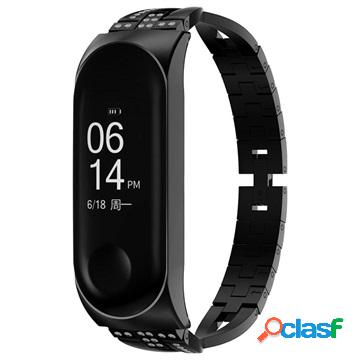 Cinturino X-Shaped per Xiaomi Mi Band 5/6 - 37mm - Nero