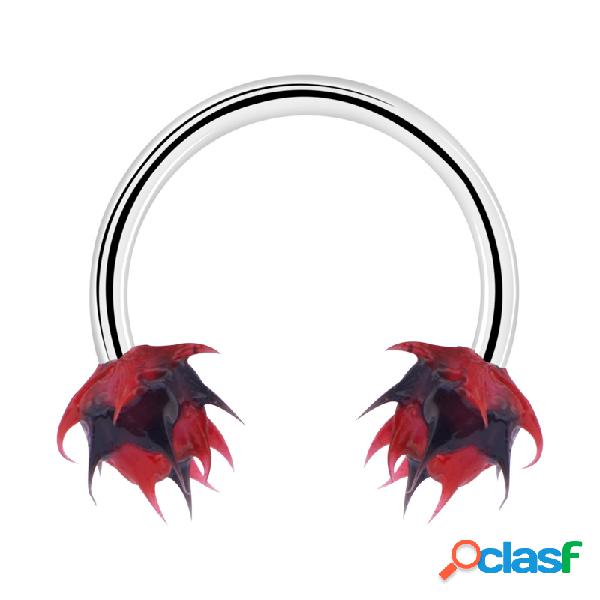 Circular barbell con Pallina spikey Acciaio chirurgico