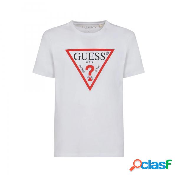 Cn Ss Original Logo Tee Guess - Magliette basic - Taglia: L