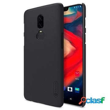 Cover Nillkin Super Frosted Shield per OnePlus 6 - Nera