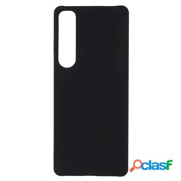 Cover in Plastica Gommata per Sony Xperia 1 IV - Nera