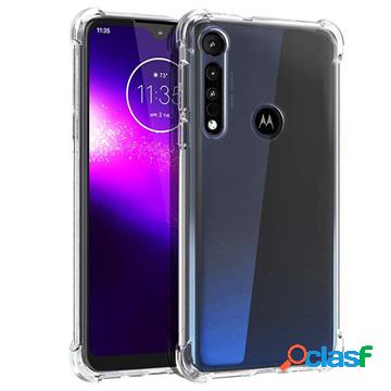 Cover in TPU Antiurto per Motorola One Macro - Trasparente